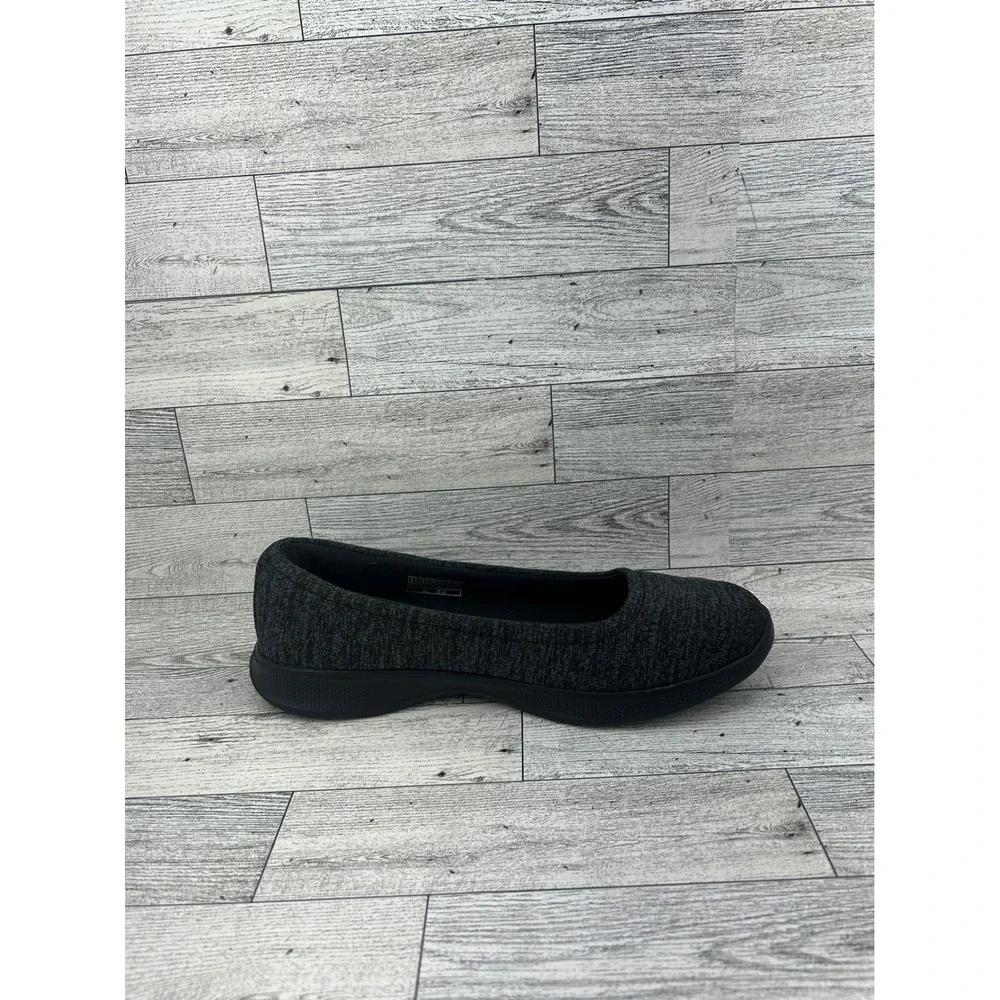 Skechers Go Step Lite 14479 Charcoal Grey Goga Max Ballet Flats‎ Women Sz 6.5